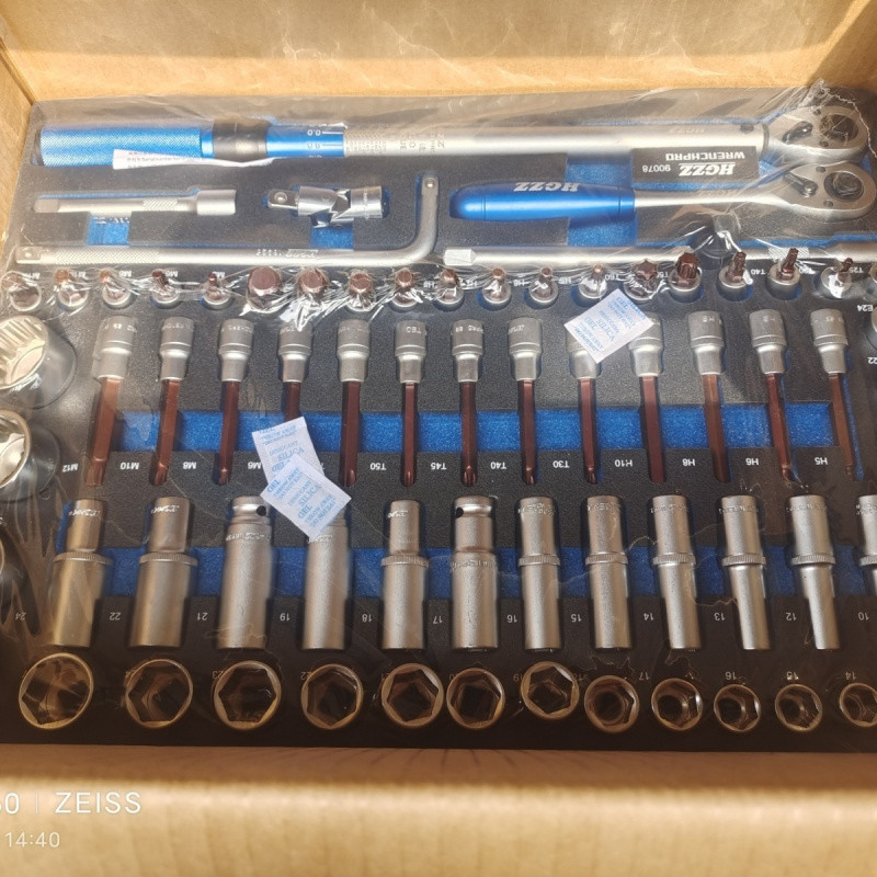 F6T Auto Repair Tool Haogong Tool Cart 408-Piece Set Drawer-Type Multi-Functional Repair Complete Set of Tools Seven-Layer New