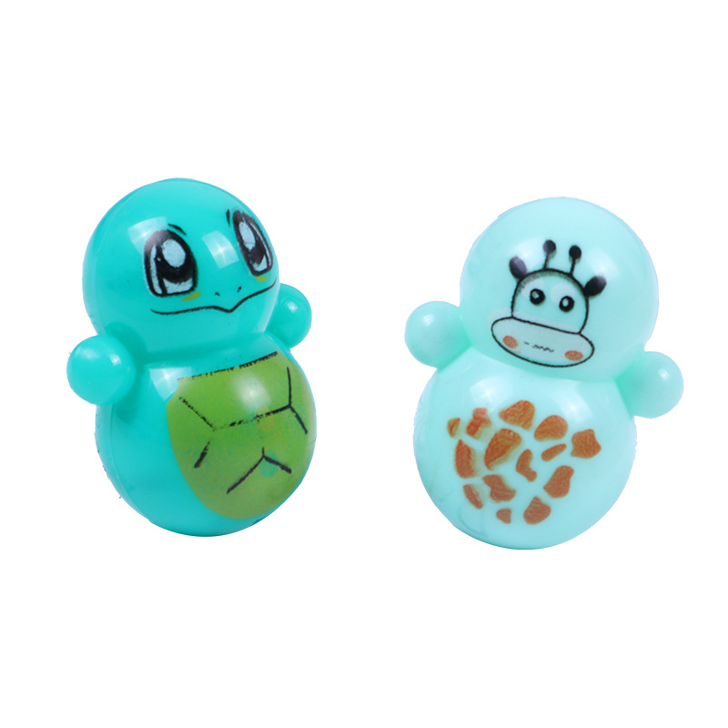 Children's Educational Desktop Game Cartoon Mini Tumbler Toy Shake Tone Same Style Kindergarten Baby Gift Blind Box