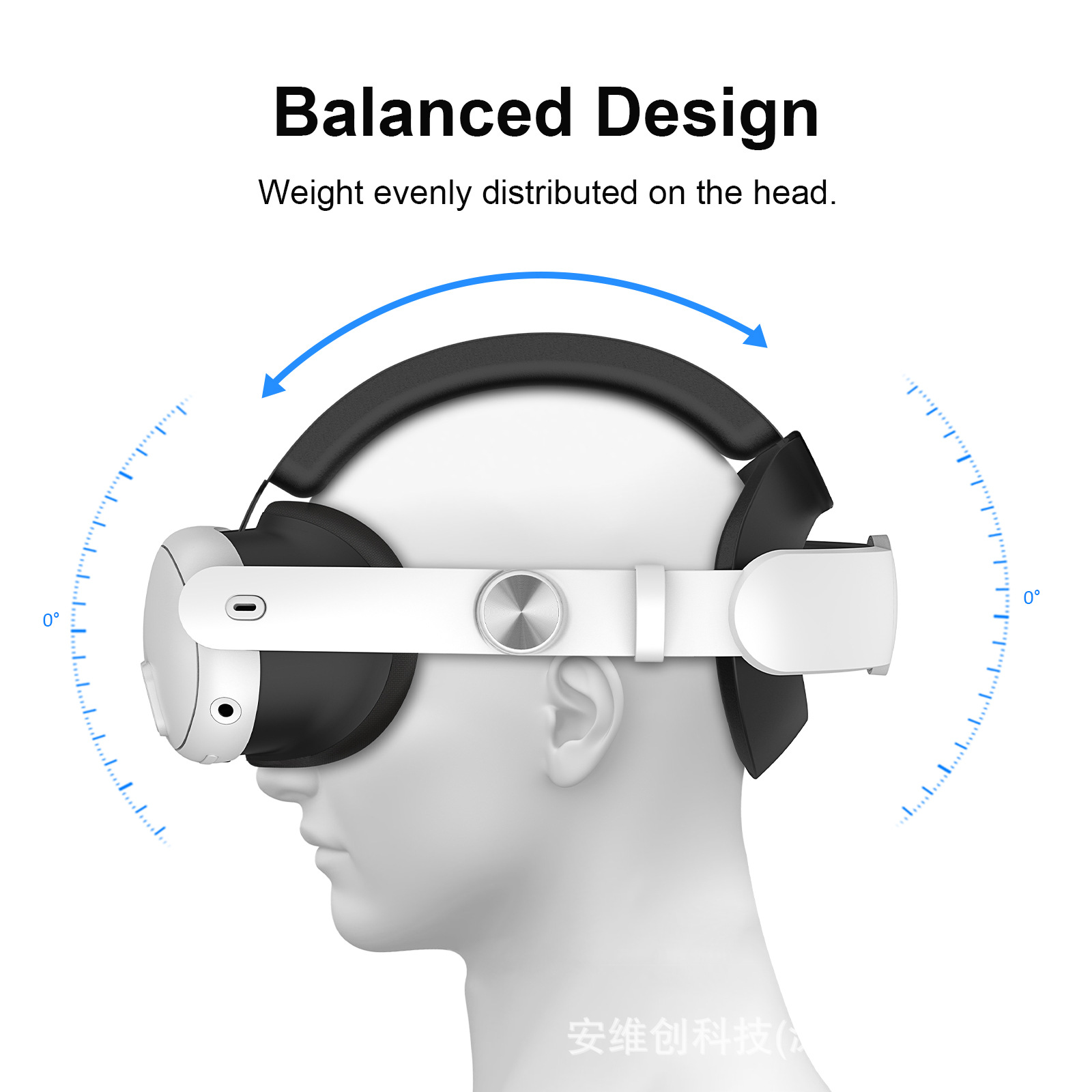 For Meta Oculus quest3s Elite Headband VR Accessories Adjustable Replacement Comfortable Headwear Virtual