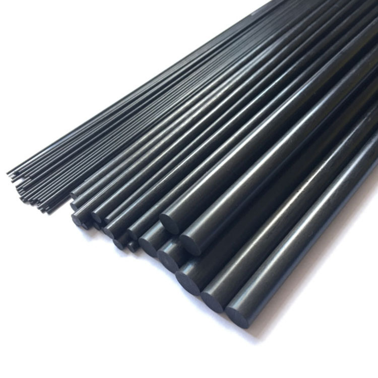 High Strength Carbon Rod Pulling Carbon Fiber Rod Robot Drone Carbon Fiber Rod Solid Carbon Fiber Rod 4-24mm