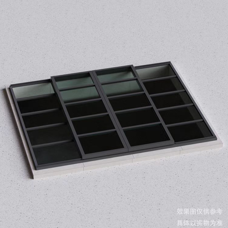 Sunroom Stairway Heavy-Duty Electric Skylight Aluminum Alloy Heavy-Duty Sliding Intelligent Sliding Skylight Project