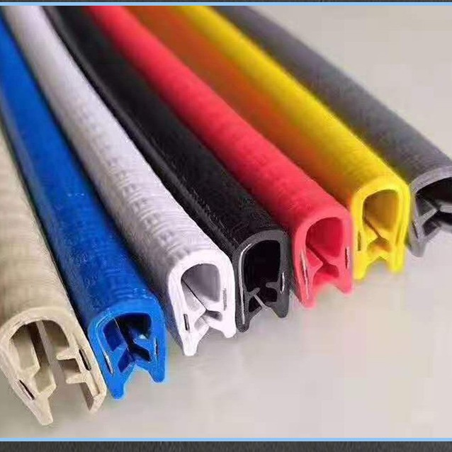 Car door anti-collision strip U-shaped frame sealing decorative strip without sticking anti-scratch car hemming sealing strip