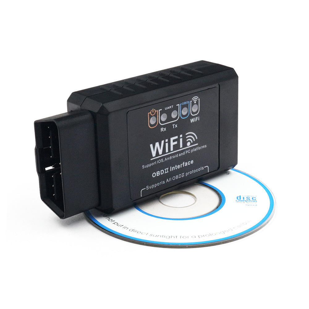ELM327 WIFI V1.5 car fault detector supports Android and Apple OBD2 foreign trade wholesale