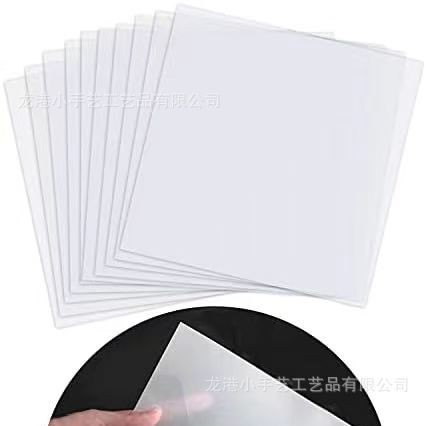 Labeling generation hair 10 pieces of 12 inch 10 mil blank template material A4 Milky White translucent PET square