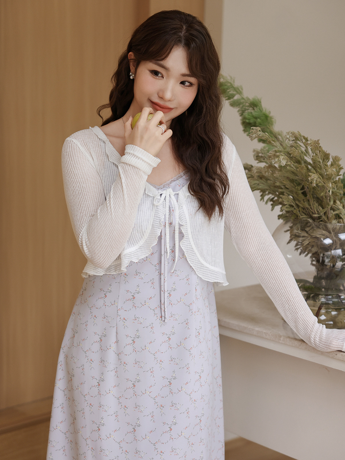 Summer New Multi-Color Basic V Neck Strappy Knitwear Cardigan Fat mm Plus Size Women's Sun Protection Top 65250