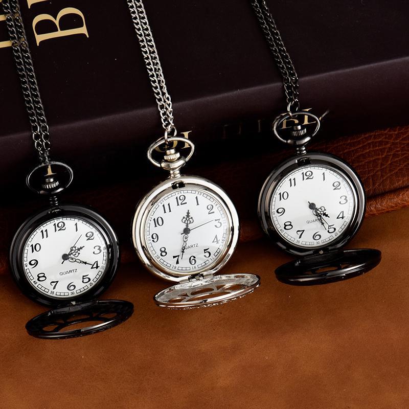 Hollow petals pocket watch a variety of styles pocket watch large alloy quartz watch flip watch a generation of hair