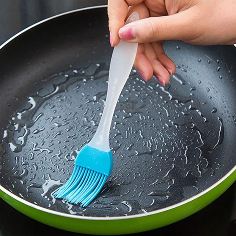 Oil Brush Kitchen Pancake Edible Baking Small Brush Pancake Household High Temperature Resistant Non-lint Barbecue Silicone Oil Brush