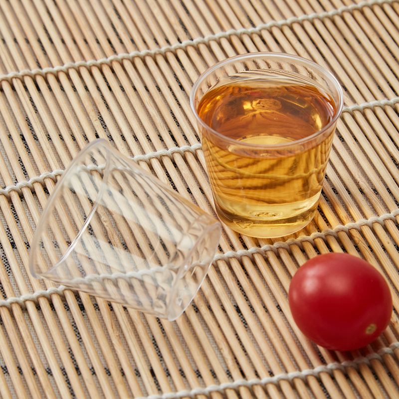 Jiasheng Ya 30ml Crystal Aviation Cup Disposable Cup Hard Plastic Transparent Small Wine Glass Tasting Test Drink Cup Free Shipping