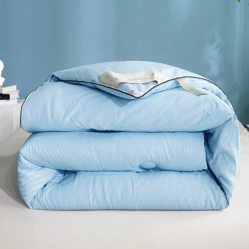 Beanie Quilt, Feather Silk Quilt, Single Student Quilt, Four-Season Quilt, Air-Conditioning Quilt, Thick Quilt Core Quilt, Spring & Fall Quilt, Warm Winter Quilt