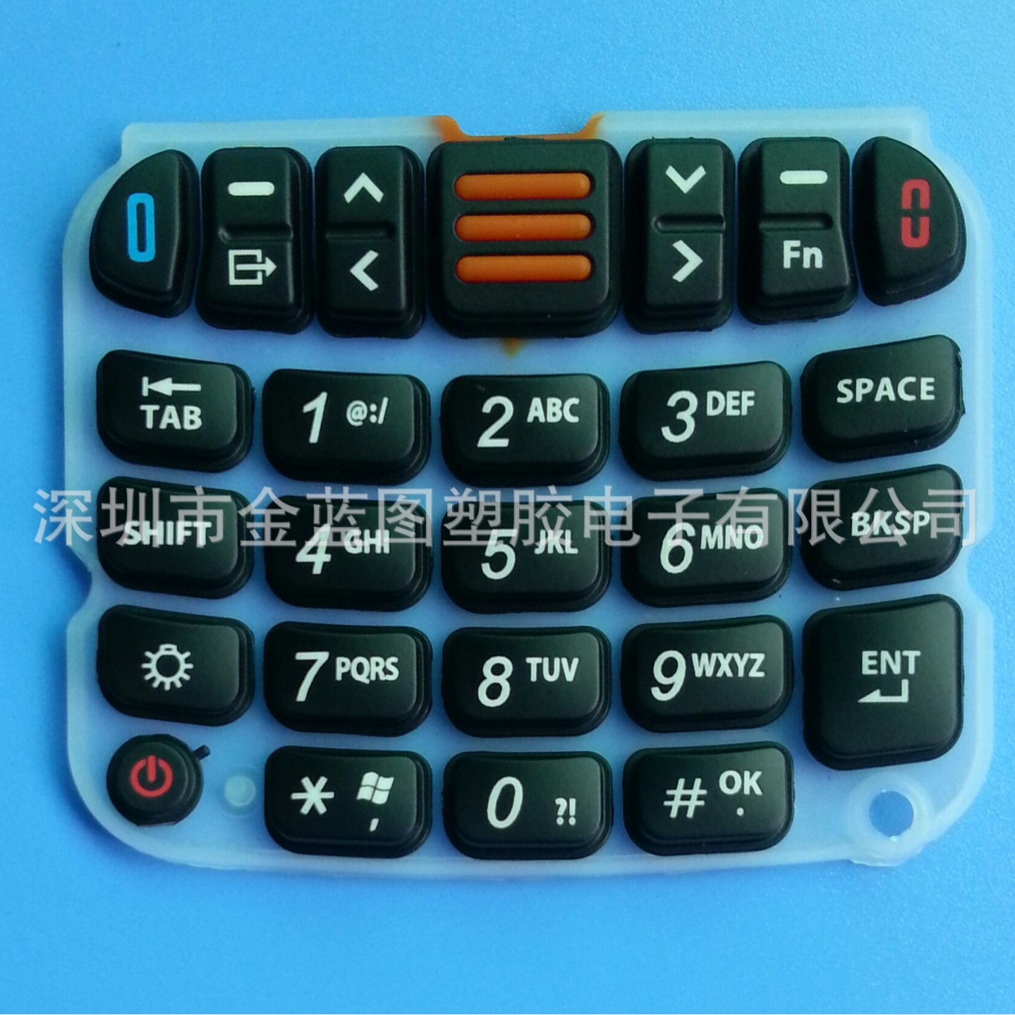 All kinds of remote control button conductive rubber button epoxy button spraying laser carving craft plastic button