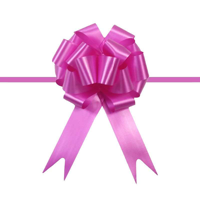 Cross-border Christmas Flower Ribbon Holiday Party Gift Box Packaging Ribbon 30# Stereoscopic Spherical Hand Flower