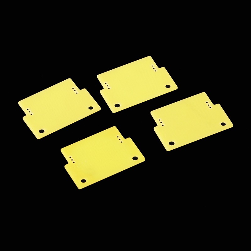 High Temperature Resistant Yellow Epoxy Board Carving Parts Special-Shaped Processing Parts Flame Retardant Resin Board Insulation Board Drilling Pad