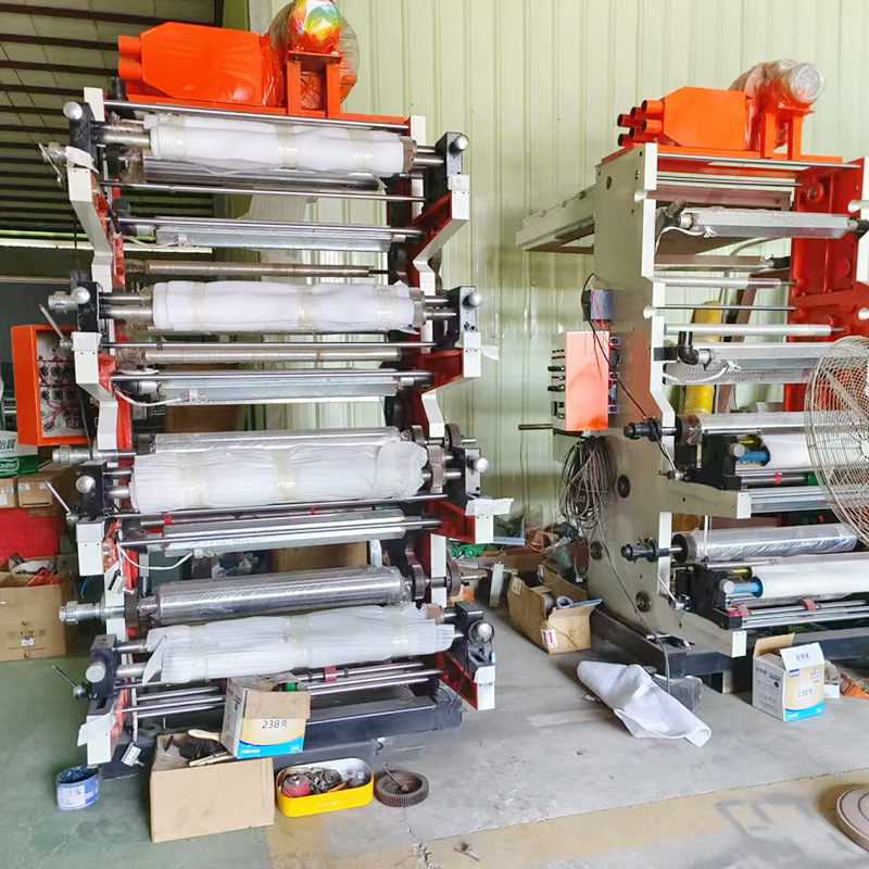 25 inch 4 color vertical flexo printing machine plastic film printing machine pe plastic bag flexo printing machine in stock printing machine