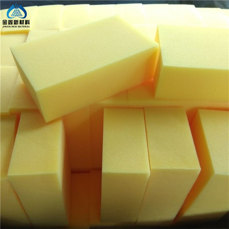 Manufacturer Wholesale Yellow 96*30mm Round Sponge Block Car Waxing and Polishing Sponge Leather Sponge Wiper