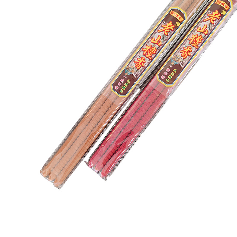 Laoshan Sandalwood 12 Hours 24 Hours Threaded Bell Incense Manufacturer Direct Sales Bamboo Stick Incense Household Worship Incense Line Incense Buddha Incense