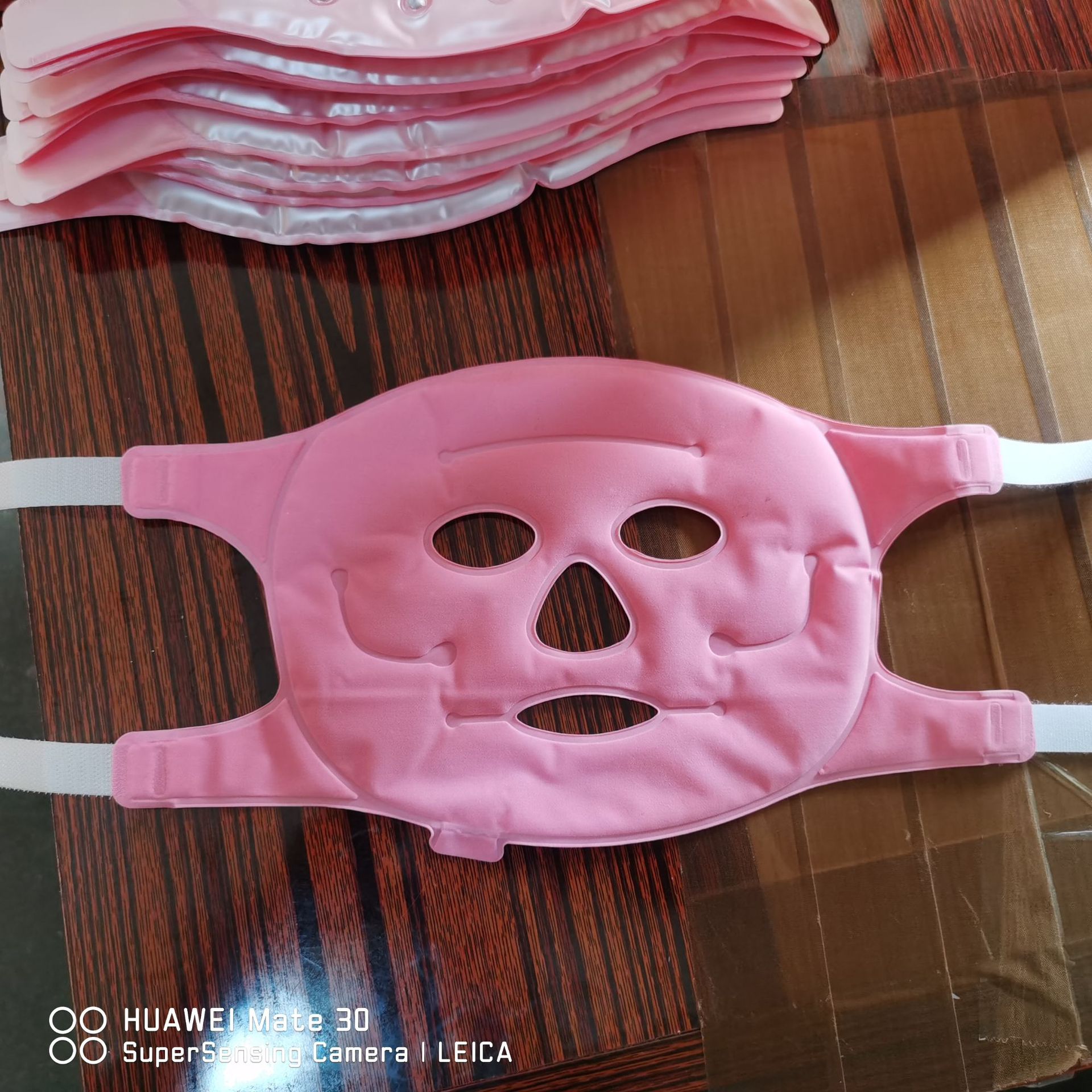 Daifa Томалин горячая и холодная компрессная гелевая магнитная маска, многоразовая магнитная маска для глаз, коралловый порошок для лица