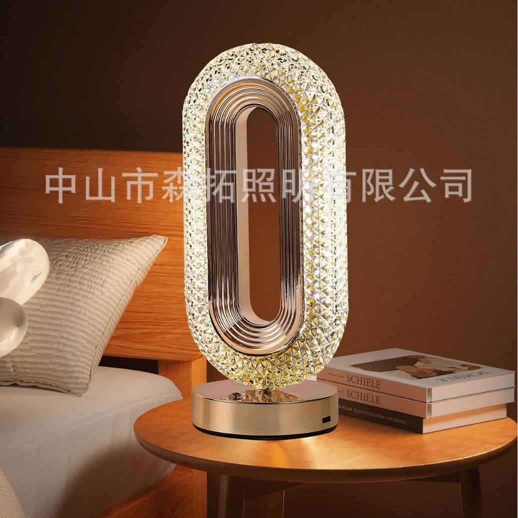 Factory direct supply usb advanced touch bedroom bedside desktop romantic creative simple decoration runway atmosphere light