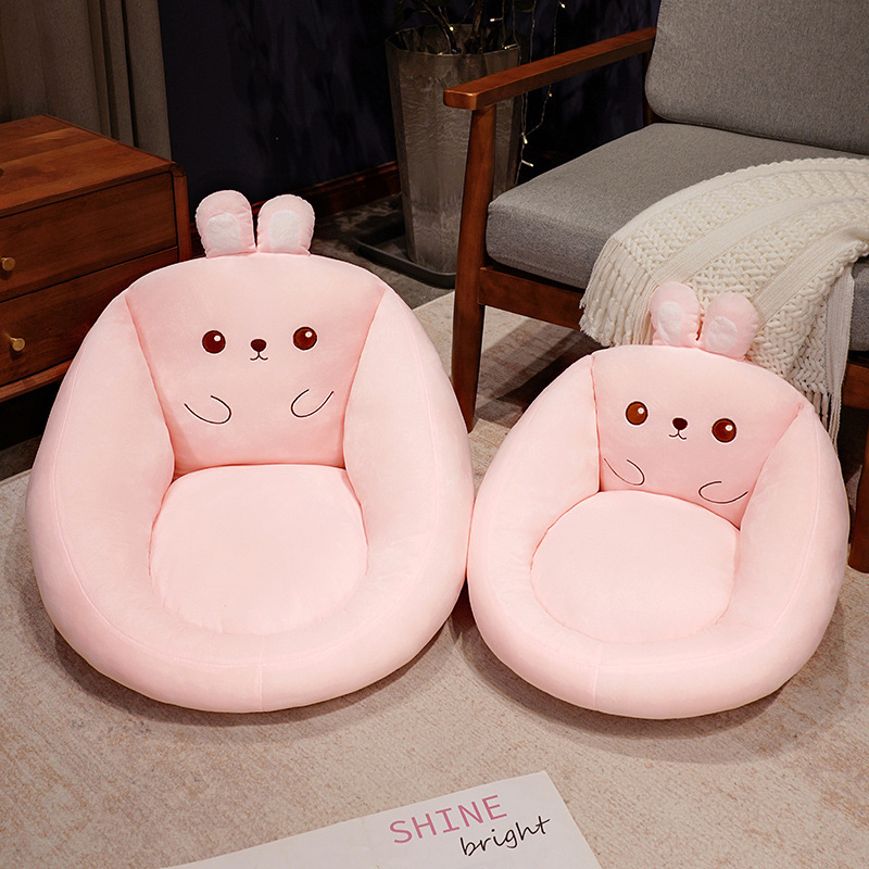 Futon Cushion and Backrest Integrated Floor Tatami Lazy Pouf Kidsren's Bedroom Sofa Bay Window Thickeneded Soft Cushion