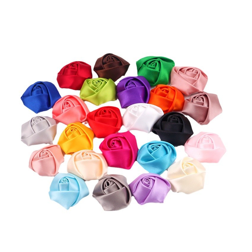 4cm Bud Stereo Handmade Rose Bud Accessories DIY Hair Accessories Bridal Bouquet Corsage Small Flower Accessories Hot