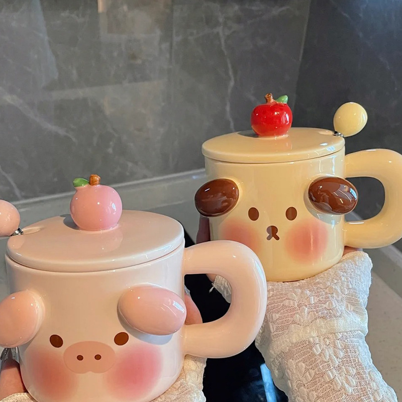 Mengli Trendy Custom-Made Resin Crafts Ornaments Tea Cup Accessories Pen Accessories Pvc Doll Small Ornaments Customization