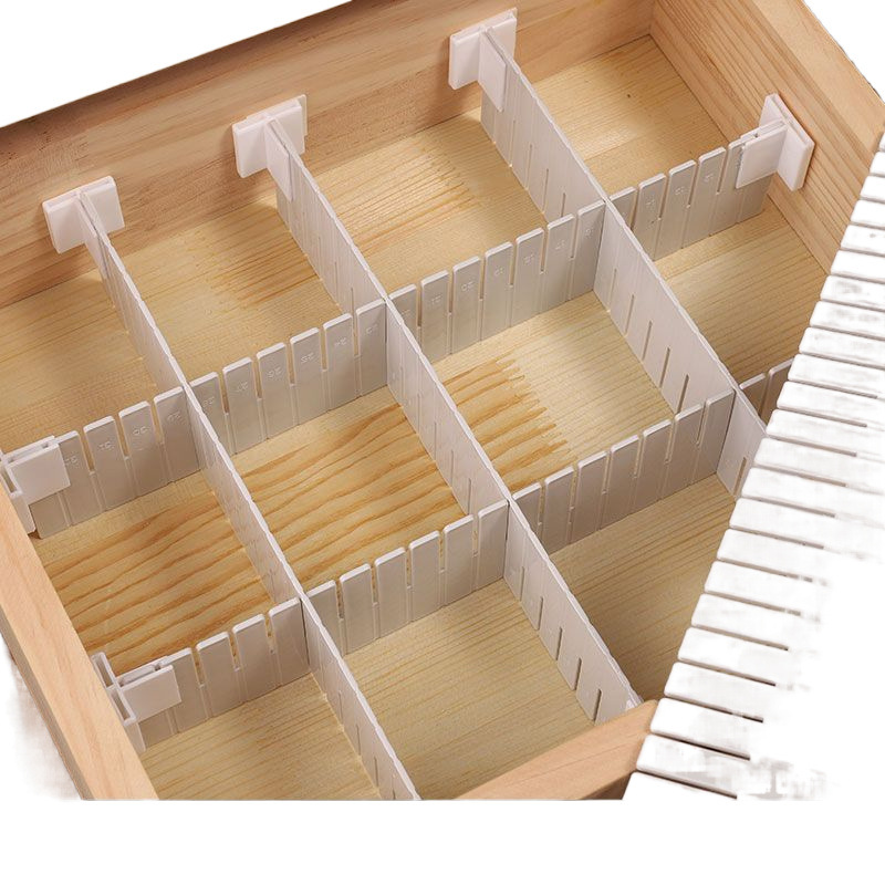Drawer Storage Divider Plastic Partition Board Free Combination Sock Organizer Grid Organizer
