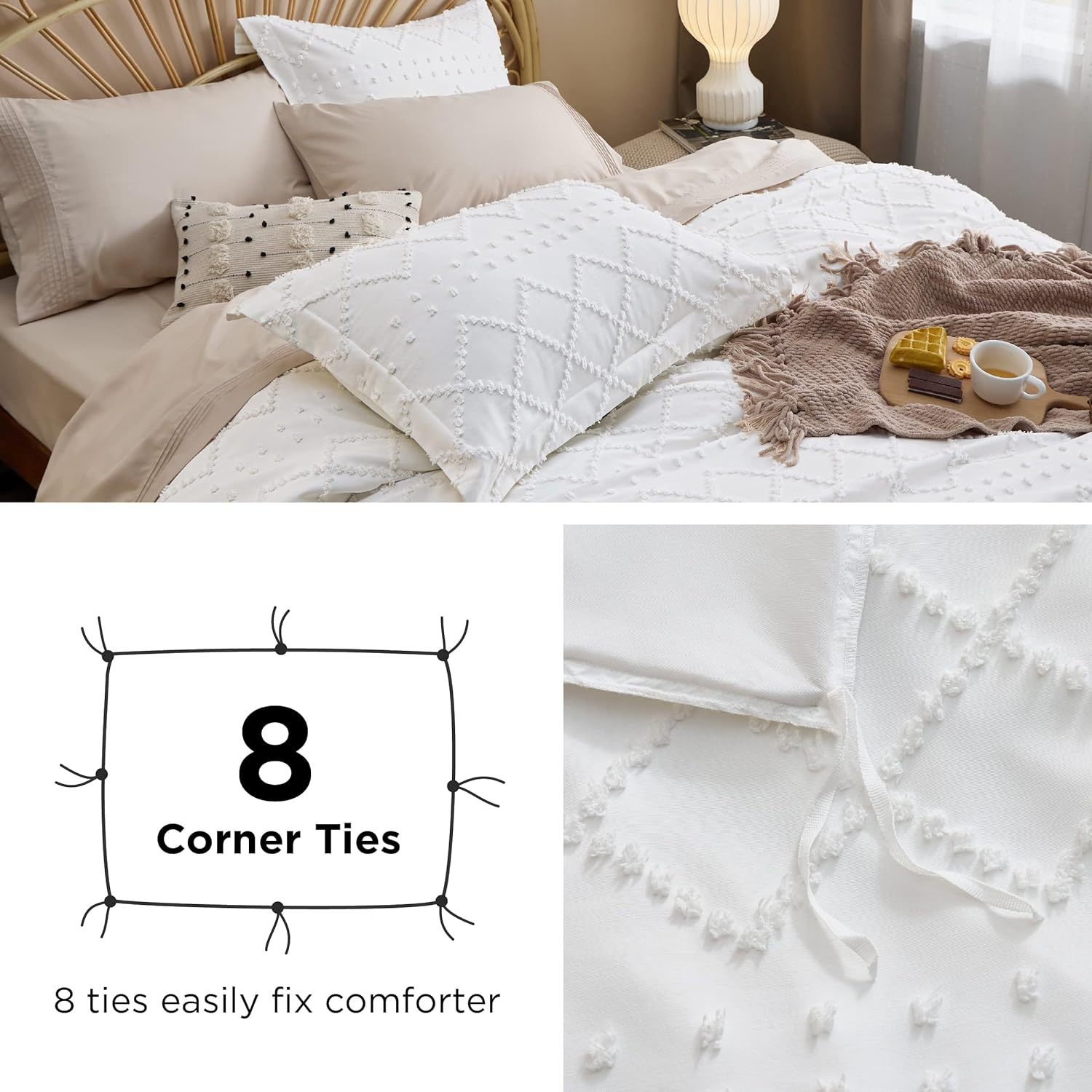Amazon Cross-Border Embroidered Three-Piece Quilt Cover, Pillowcase, Three-Piece Polyester Fiber Bedding Set, Available for All Seasons