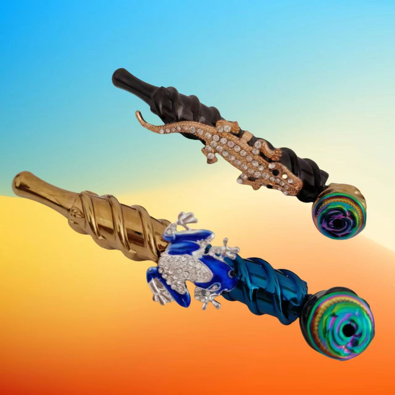 Factory Direct Sales Zinc Alloy Metal Animal Diamond Decoration to Show Off the Stylish Creative Products