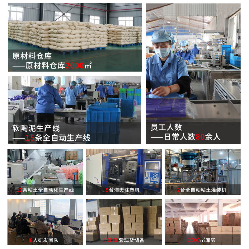 Factory Direct Supply of Light Clay 36 Colors 24 Colors Set Kidsren DIY Colored Clay Toys Plasticine Clay Wholesale Ln-24