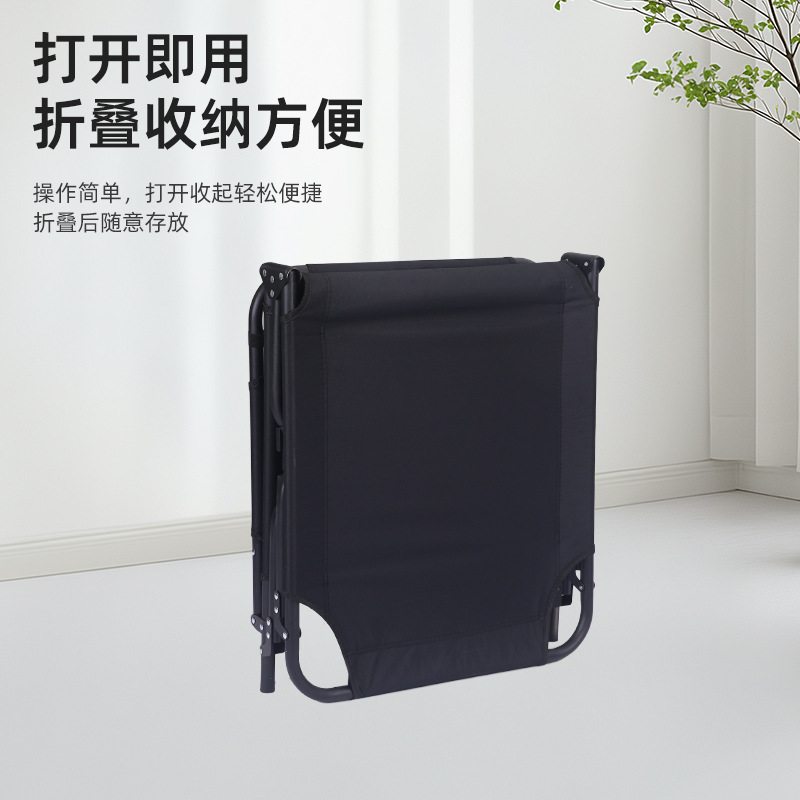 Single Person Simple Household Folding Bed Portable Office Adult Lunch Break Recliner Multi-Functional Hospital Accompanying Army Bed