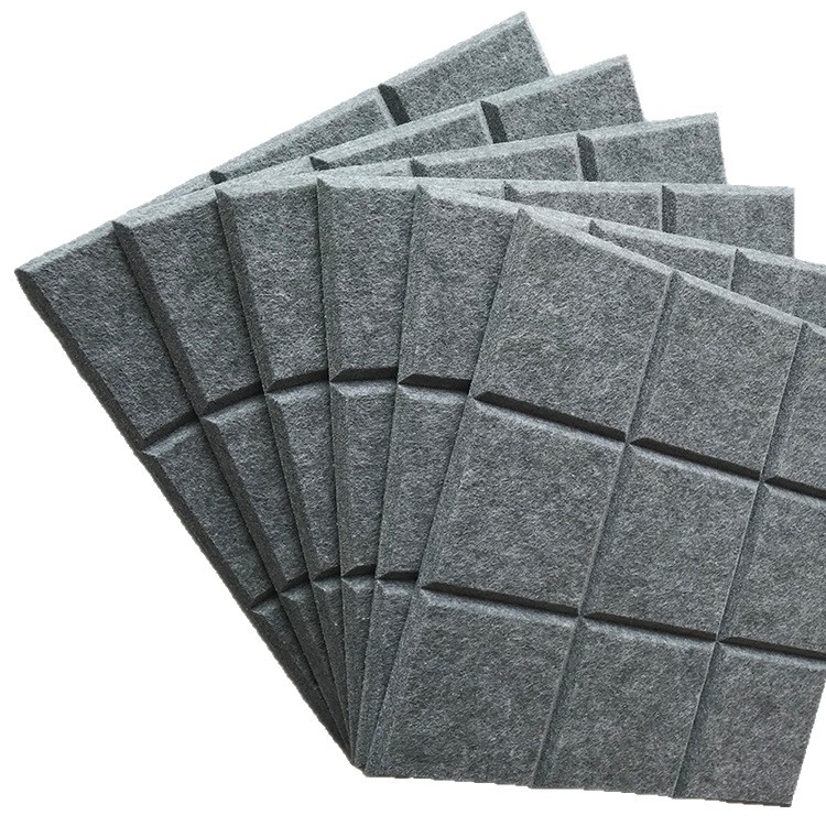 Jiugongge Felt Soundproofing Board Background Photo Wall Self-Adhesive Sound-Absorbing and Noise-Reducing Background Wall Decoration Felt Soundproofing Board