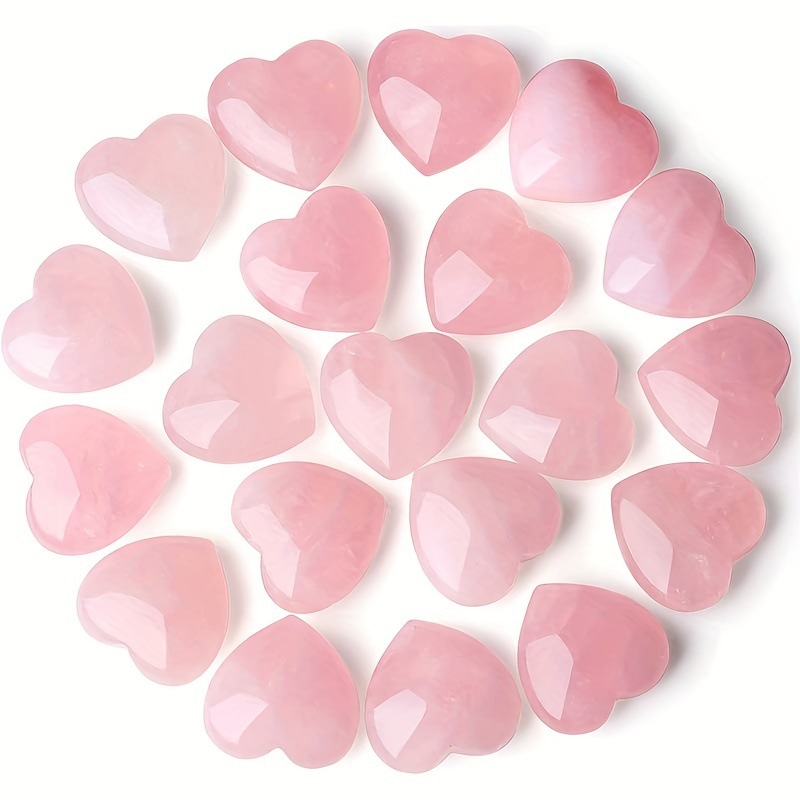 Cross-border preferred bulk wholesale 2CM natural heart heart love stone birthday gift home decoration heart-shaped craft