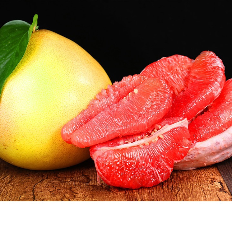 Meizhou Authentic Three Red Honey Pomelo Whole Box Wholesale Red Flesh Fresh Seasonal Fruit Sweet Mid-Autumn Festival and National Day Pomelo