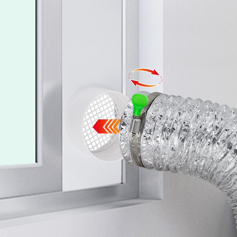 Cross-border hot sale window seal wind deflector aluminum foil exhaust heat exhaust hose dryer connector dryer accessories