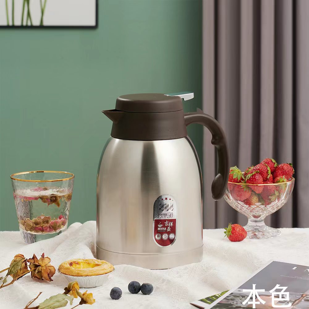 1.6L термос Jixiang, 304 из нержавеющей стали, для горячей и холодной воды