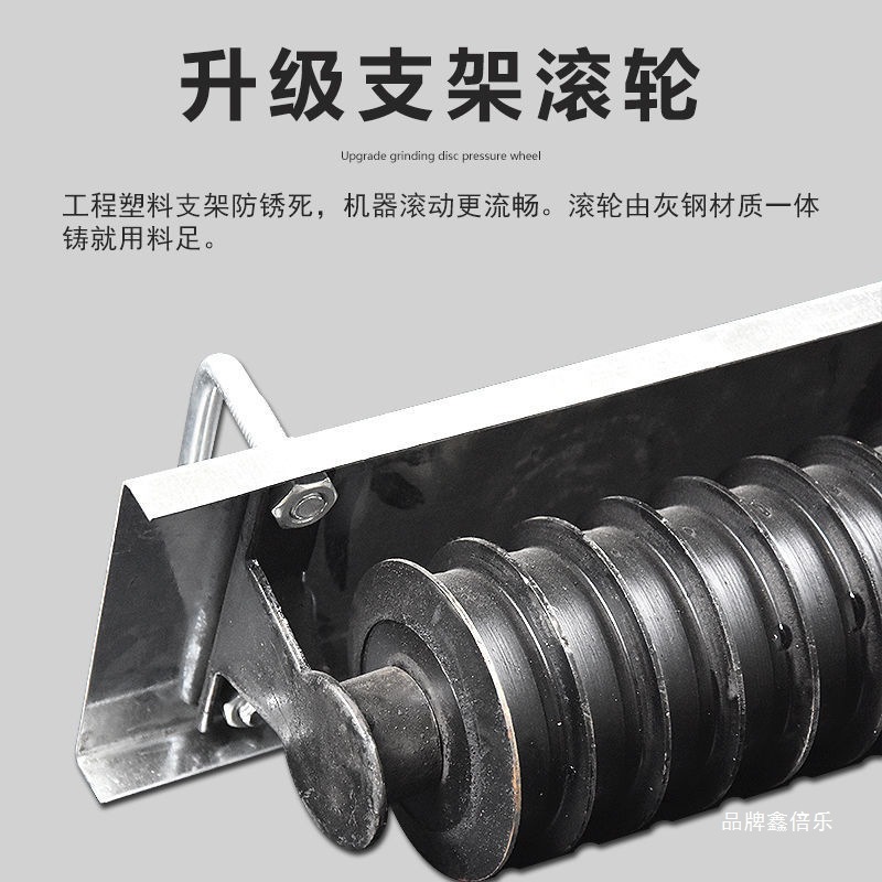 Concrete Highway Cement Road Cutting Embossing Machine Pavement Embossing Roller Roller Engraver Manual Puller