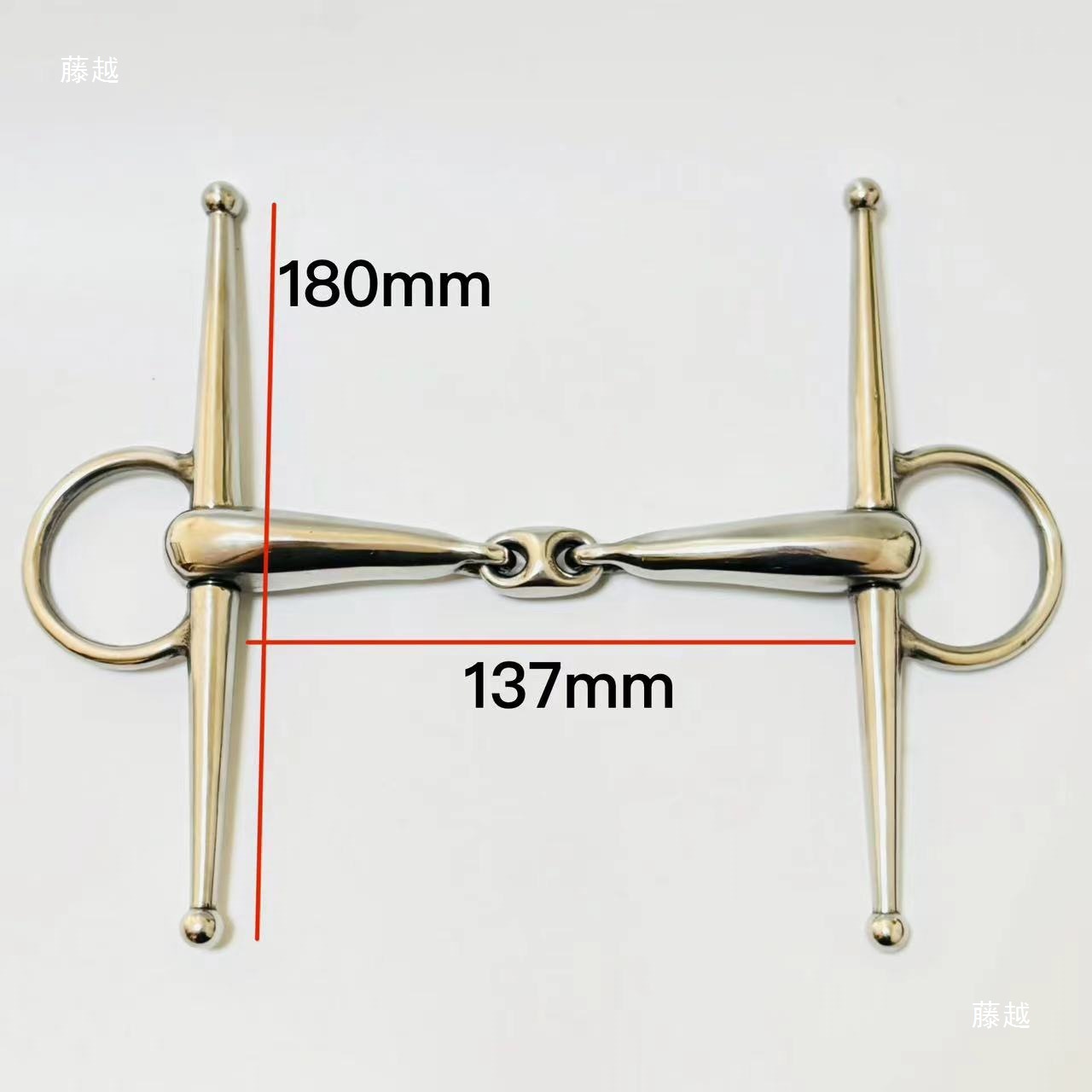 Hollow Stainless Steel H-Shaped Three-Section Horse Bit Horse Mouth Bit Horse Chewing Bit Equestrian Accessories Horse Gear Supplies