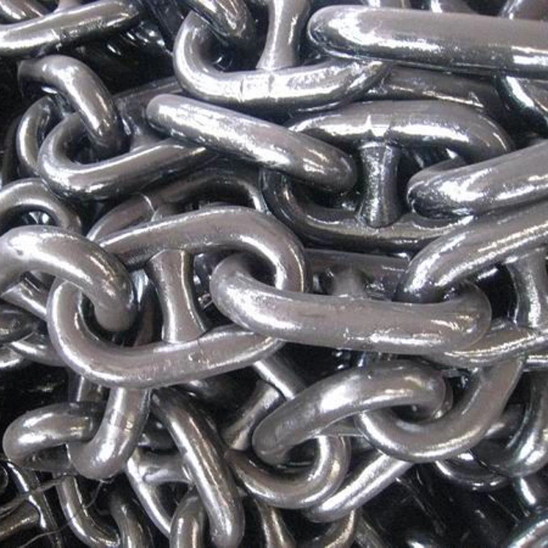 Customized 6mm-30mm hoisting ring mine conveyor hoist chain ship with and without gear anchor chain