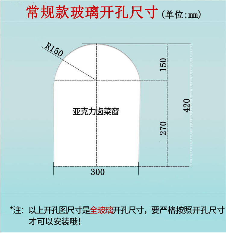 Acrylic Market Deli Window for Selling and Trading, Restaurant Food Display Glass Door Small Window