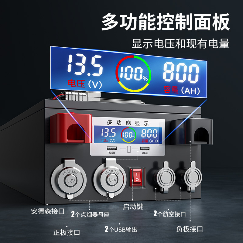 Ningde RV Lithium Iron Phosphate Battery 122448V Large Single Cell Vehicle Energy Storage Large Capacity Power Supply
