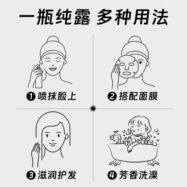 Spot Verbena Ketone Rosemary Oil Control Moisturizing Lotion Essence Toner Hydrating Moisturizing Hydrosol Wholesale 1000ml