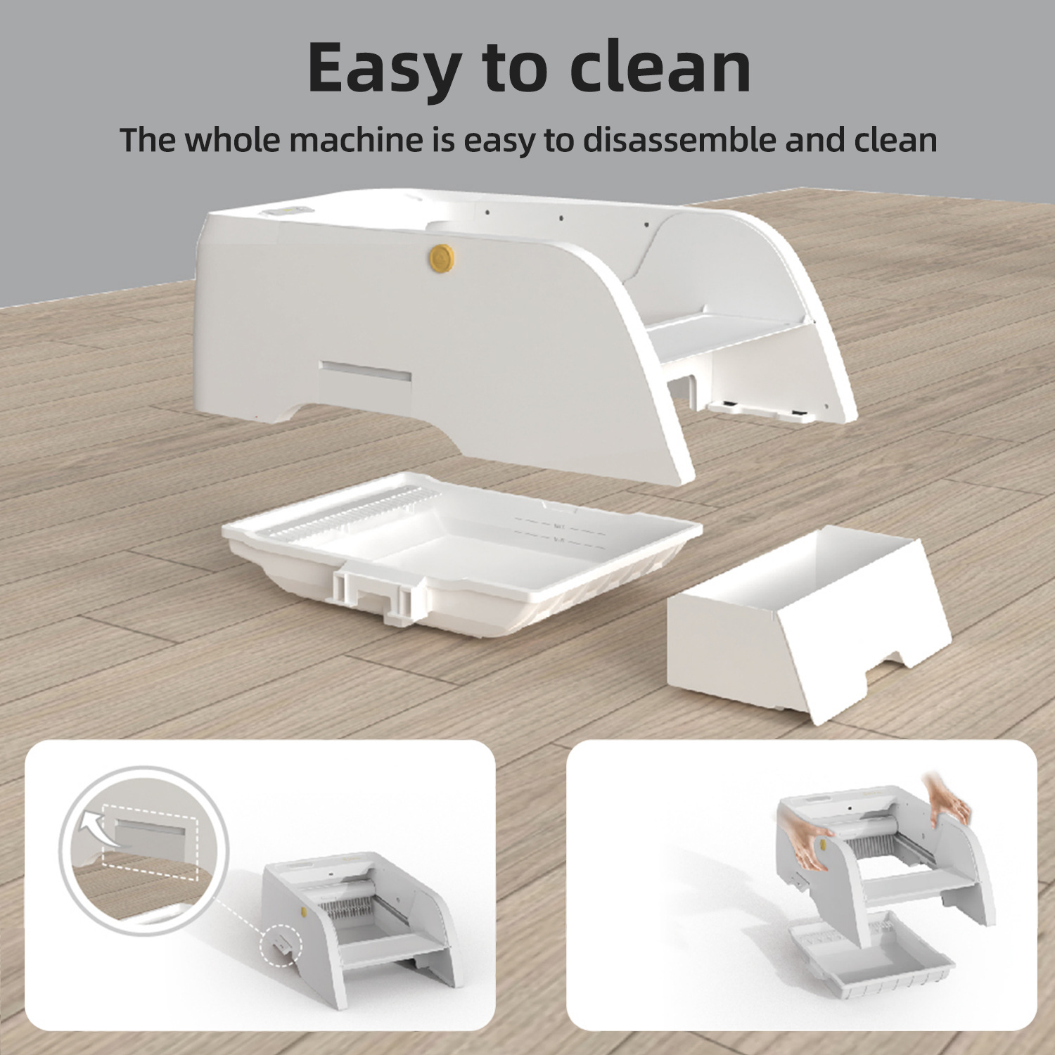 Shuo shell original 2024 new intelligent litter box automatic litter box multi-cat detection app