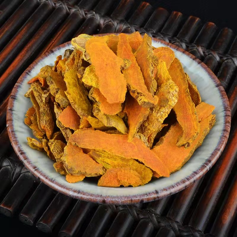 Authentic Wild Turmeric New Chinese Herbal Medicine 500g Fresh Old Turmeric Tea Turmeric Root Pink Turmeric Small Turmeric Slices