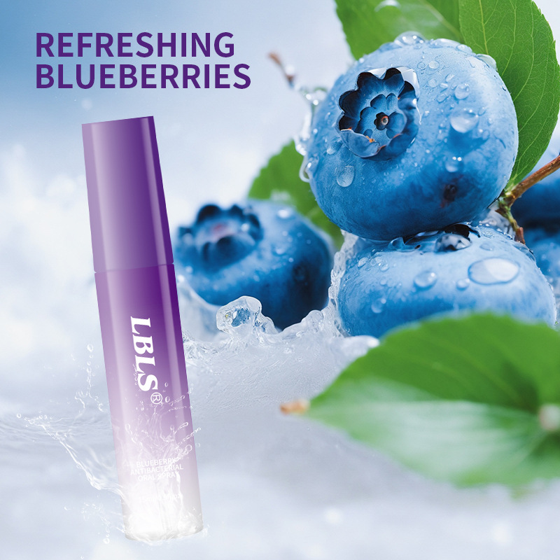 Full English Lbls Lime Mint Blueberry Oral Spray Fruit Flavor Long-Lasting Fragrance Fresh Breath Wholesale