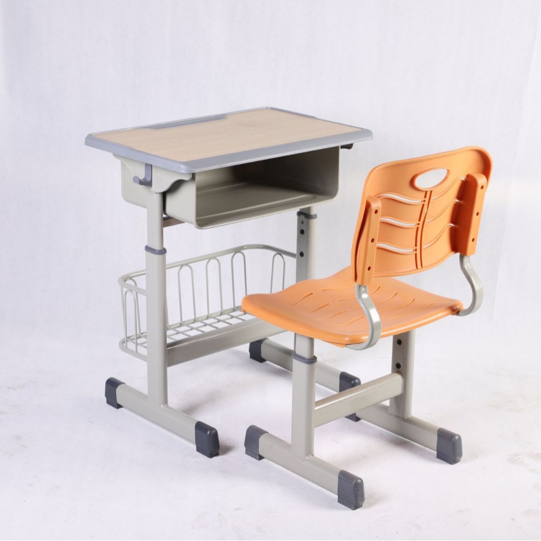 Student Desk Liftable Study Table School Desks and Chairs Training Tutoring Class Desk Primary and Secondary School Students Children's Desks and Chairs