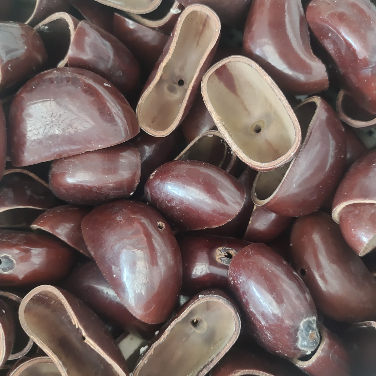 Набор материалов для изготовления ветерка с ручным механизмом из фруктовых скорлуп для создания звуковых колокольчиков