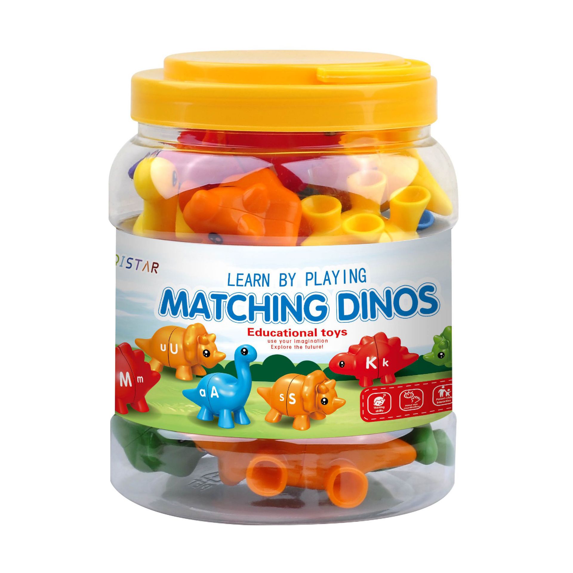Cross-border direct selling children's early education dinosaur letter matching toy number counting pattern matching enlightenment cognitive teaching aids