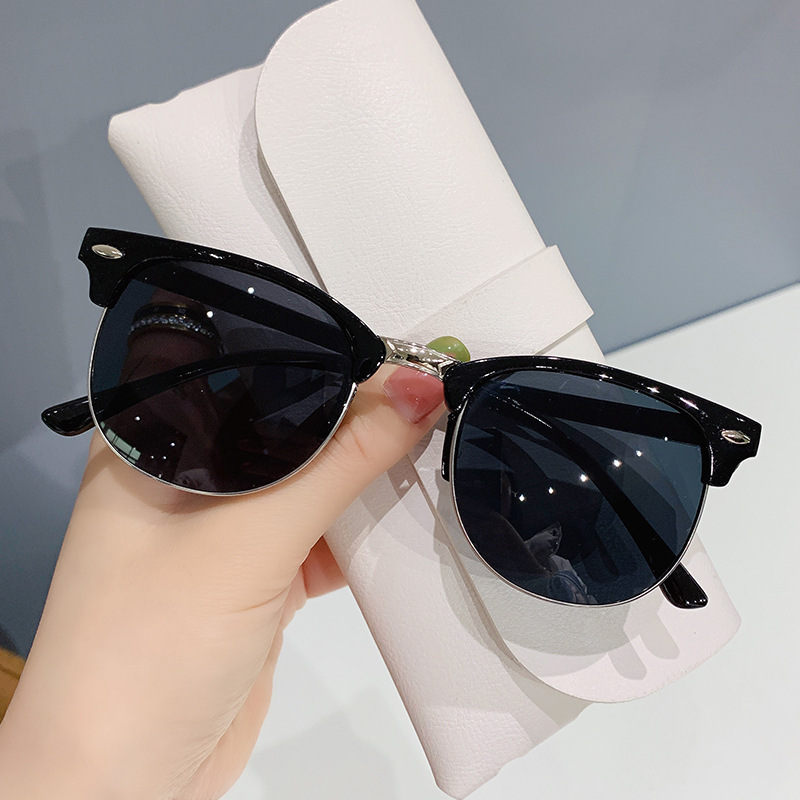 New Ultra-Light Anti-Blue Light Glasses for Women, Preppy Wen, Handsome Glasses Frames, Fashionable and High-End Eyebrow Frame Glasses