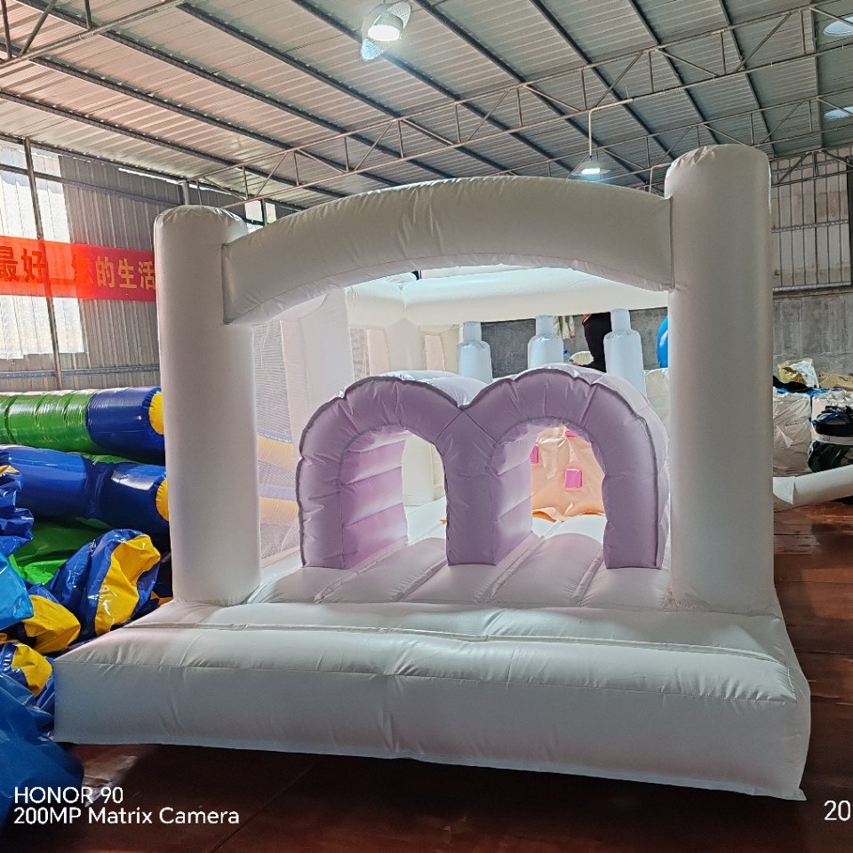 Internet Celebrating Inflatable Wedding Trampoline European and American Children's Party Trampoline Castle Indoor Household Small Bubble House Tent