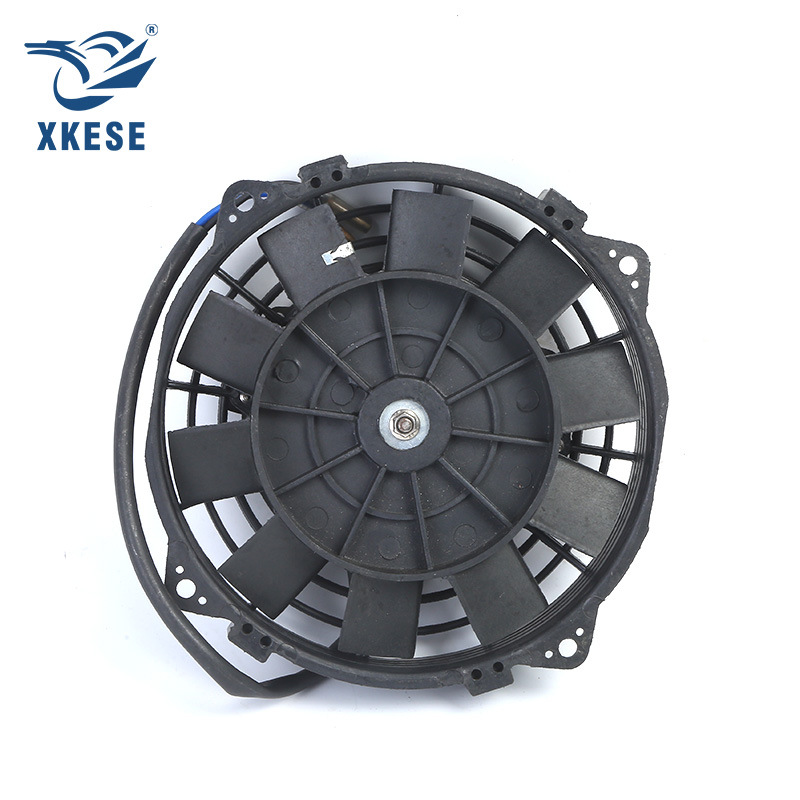 Cooling fan 12V car machine car air conditioner cooling fan 6 inch ultra-thin universal car electronic fan 80w