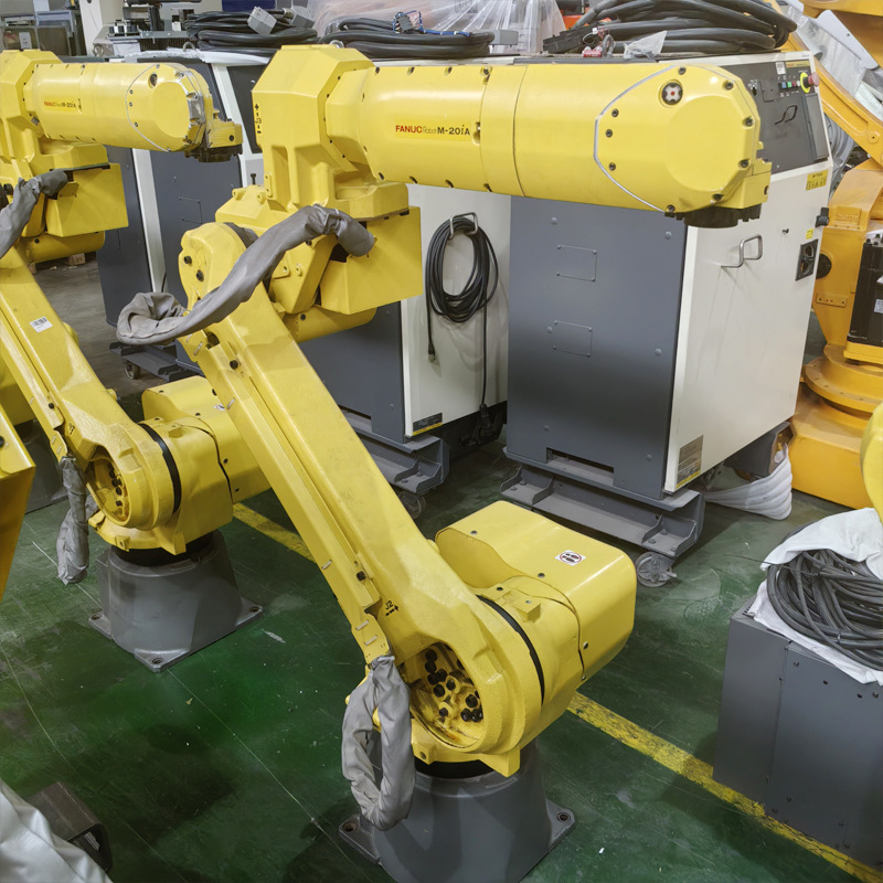 Used Fanuc Fanuc 6-Axis Robot Load 20kg Handling Loading and Unloading M-20Ia Industrial Robot Arm